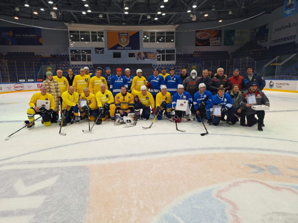 Турнир по хоккею на льду среди участников программы Губернатора Московской области &quot;Активное долголетие&quot;